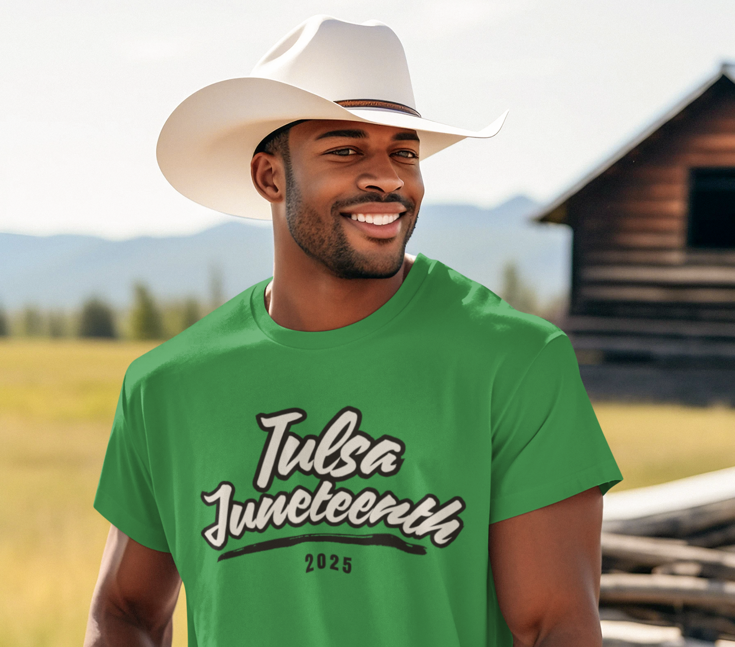 OFFICIAL TULSA JUNETEENTH BOLD PRINT TEE